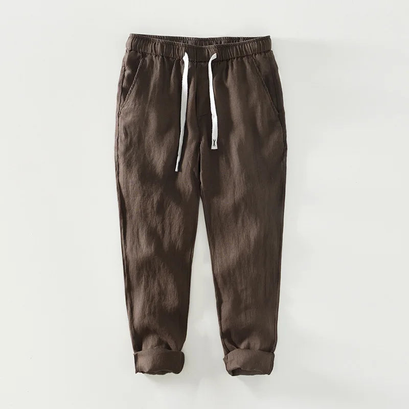 Geneva Linen Trousers - Tailored Menswear 2