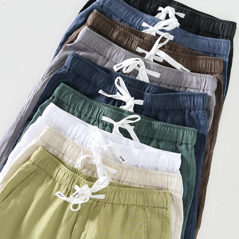Geneva Linen Trousers - Tailored Menswear 6