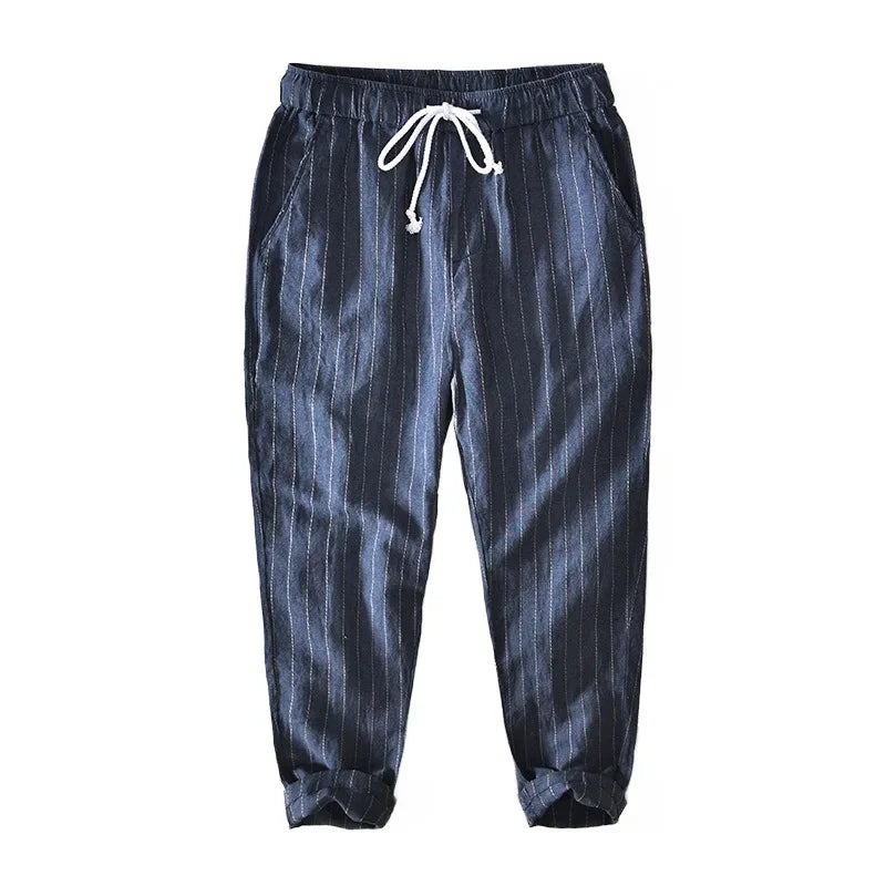 Frankfurt Linen Trousers - Tailored Menswear 6