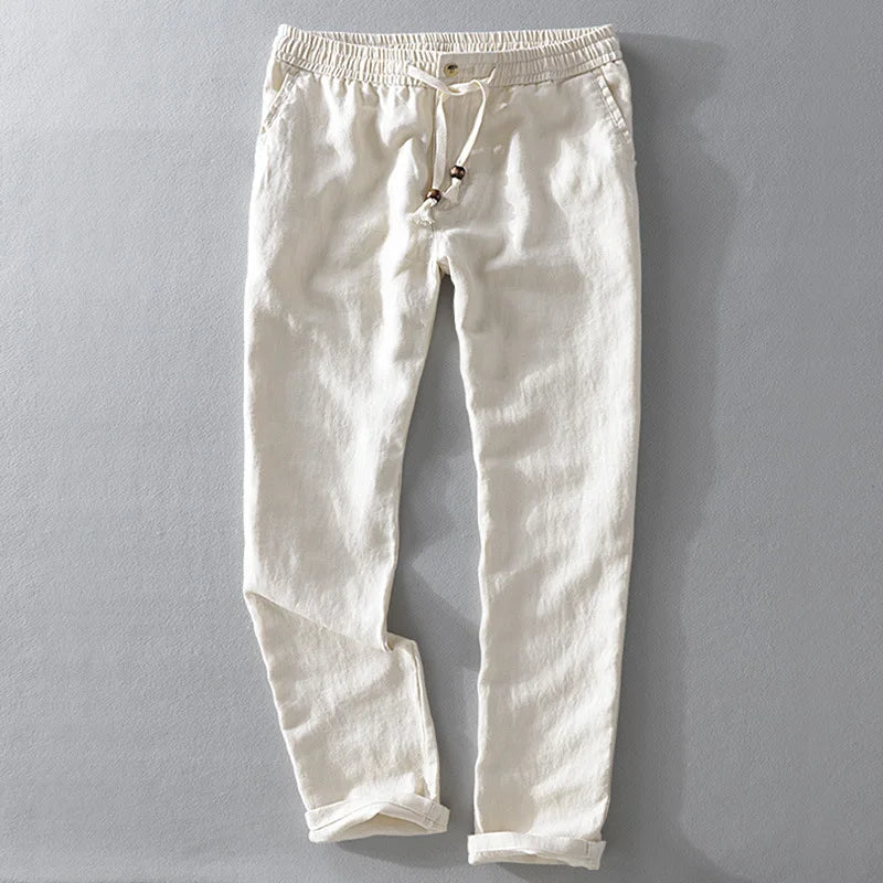 Genoa Linen Trousers - Tailored Menswear 7