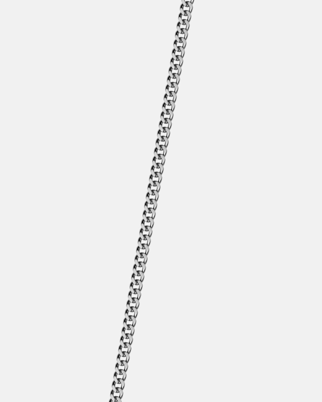 Men’s 1 ct Lab-Grown Sapphire Pendant Necklace, 925 Silver Pendant