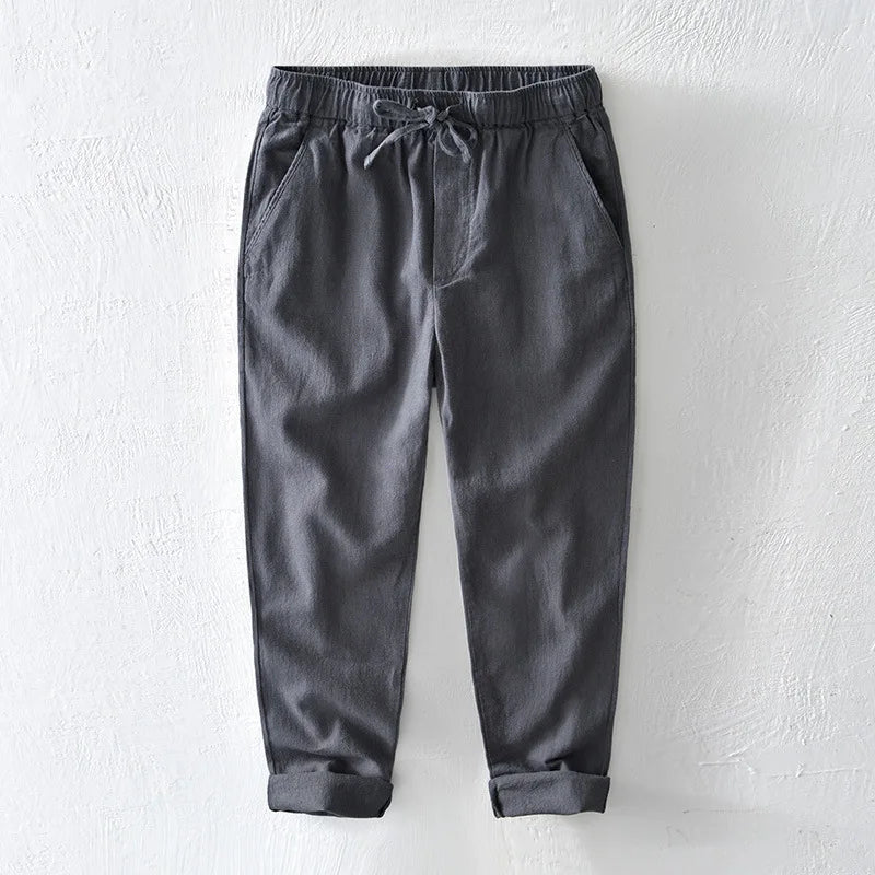 Edinburgh Linen Trousers - Tailored Menswear 4