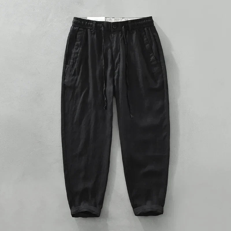 Florence Linen Trousers - Tailored Menswear 7