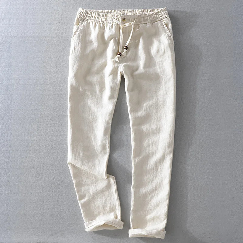 Genoa Linen Trousers - Tailored Menswear 2