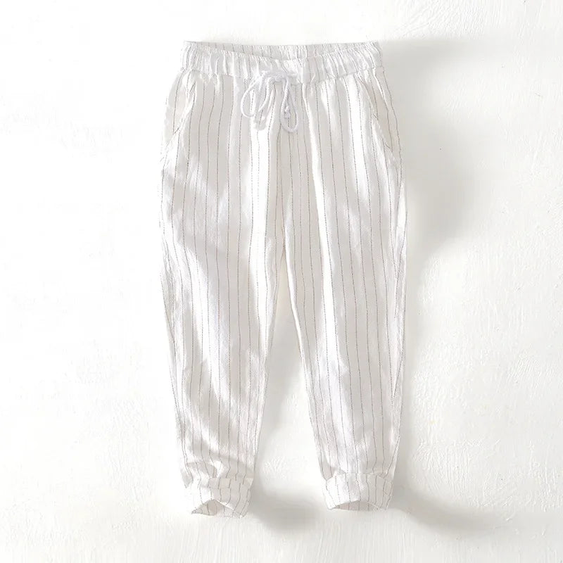 Frankfurt Linen Trousers - Tailored Menswear 2