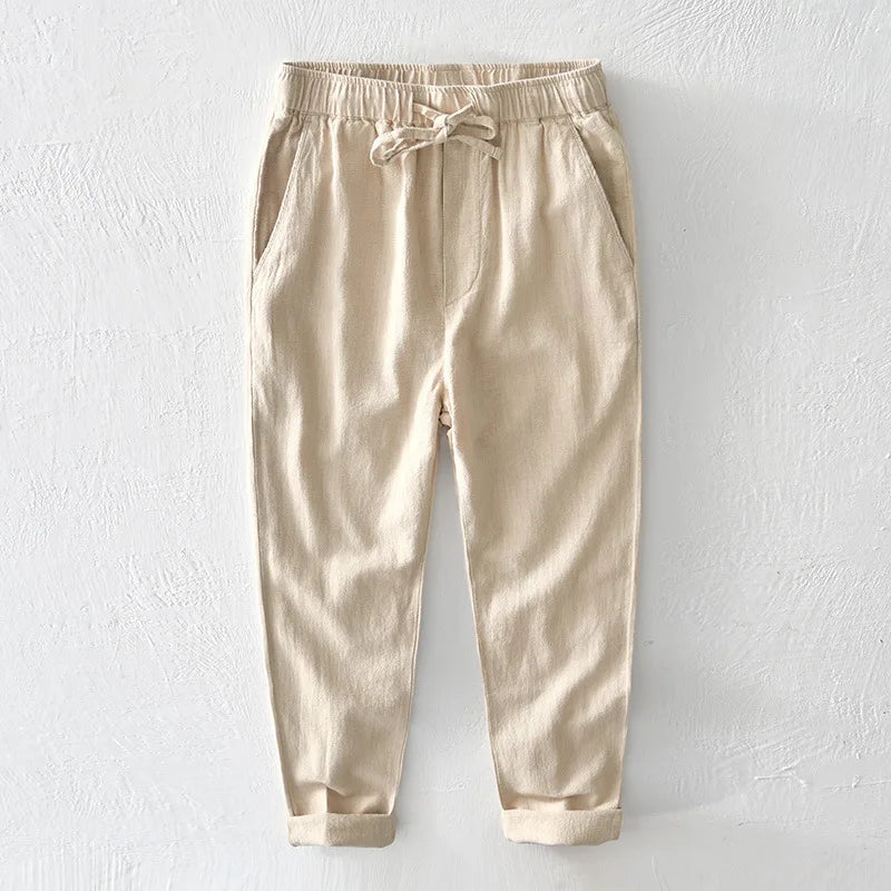 Edinburgh Linen Trousers - Tailored Menswear 3