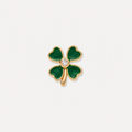 Green Four-Leaf Clover Charm