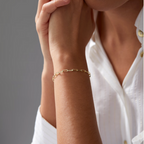 Adjustable Paperclip Link Bracelet — Maui