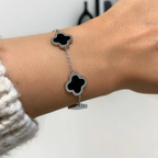 Five Clover Chain Bracelet