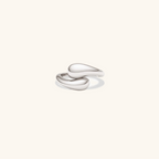 Adjustable Sculpted Open Ring — Cora