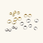 Rounded Mini Hoop Earrings, 10–14 mm — Hilda