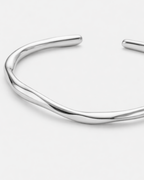 Twist Cuff Bracelet, Polished Silver-Tone — Vérité