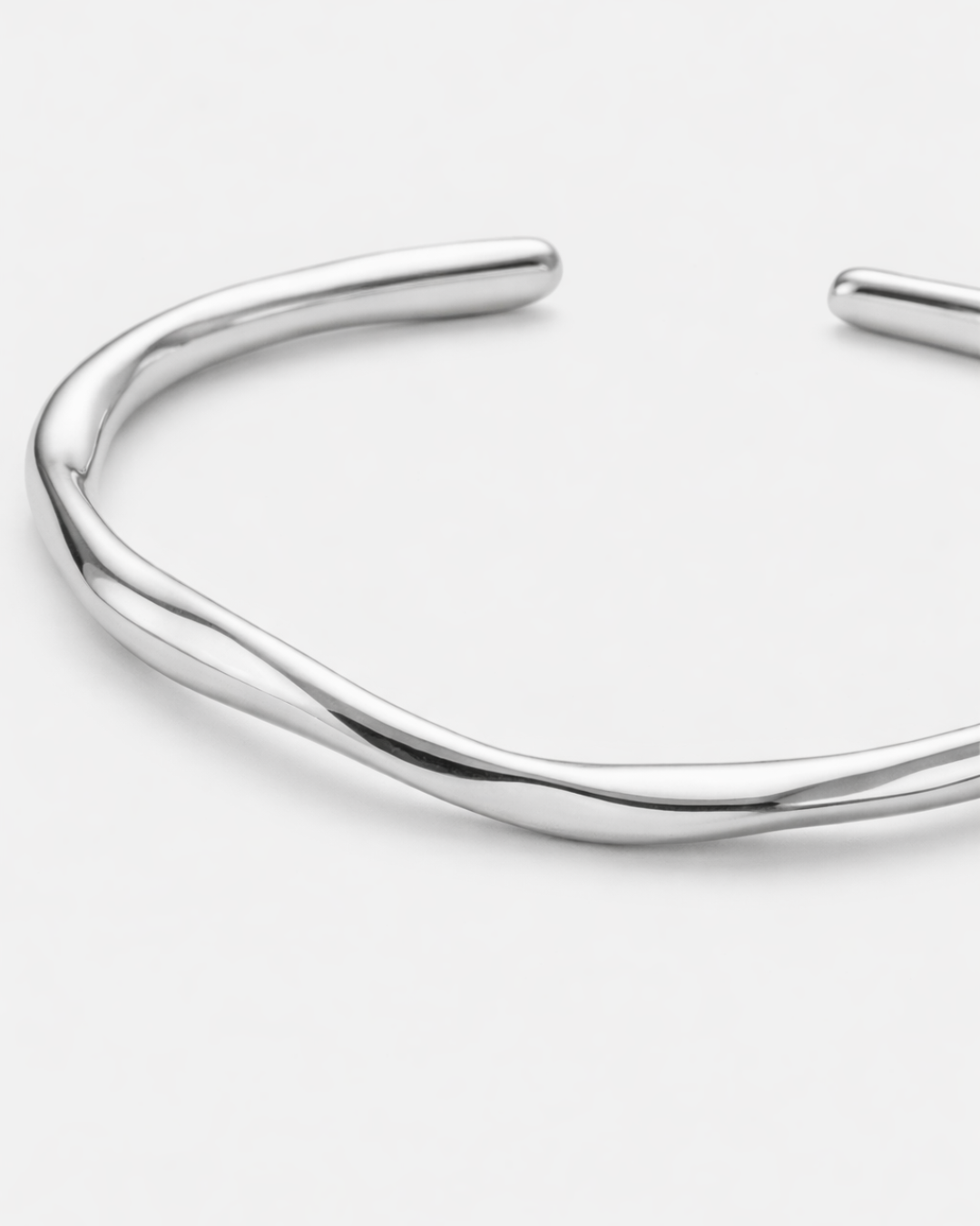 Twist Cuff Bracelet, Polished Silver-Tone — Vérité