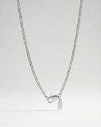 Zodiac Sign Pendant, 7 mm, Silver-Tone Stainless Steel