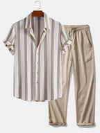 Linen Set - Italy Sanremo Coast 1