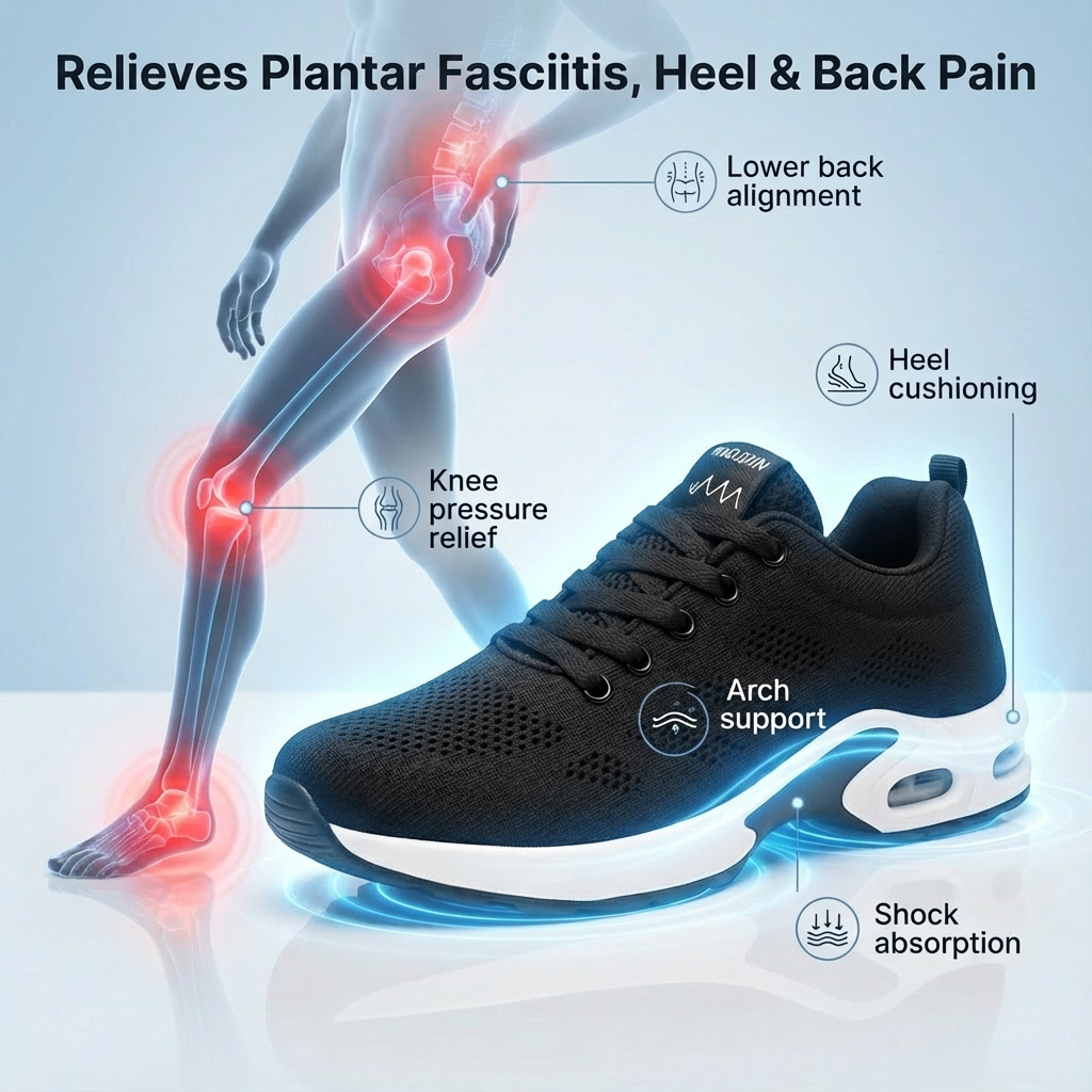 Orthora™ Pro – 12-Hour Shift Shoes for All-Day Foot, Knee & Back Pain Relief (BOGO) 13