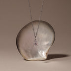 White Teardrop Pendant Necklace — Astra