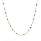 Multicolor Beaded Choker, 39 cm — Bahía