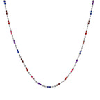 Multicolor Beaded Choker, 39 cm — Bahía