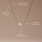 Single Baroque Freshwater Pearl Choker, 35 cm