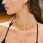 Chunky Oval Link Choker, 15.4 mm — Ibiza