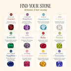 Birthstone-Color Zircon Beaded Bracelet, Gold PVD Steel