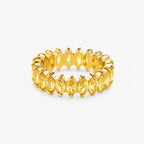 Birthstone-Color Cubic Zirconia Eternity Ring, 6.6 mm