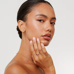 Bold Huggie Hoop Earrings, 16 mm, Steel