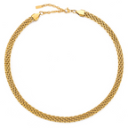 Woven Chain Choker, 6 mm, Steel — Sifnos