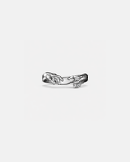 Creation of Adam Adjustable Hands Ring, Silver-Plated