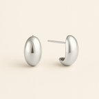 Smooth Dome Stud Earrings — Celeste