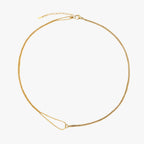 Split Chain Choker, 39 cm — Double Trouble