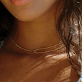 Split Chain Choker, 39 cm — Double Trouble