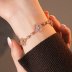 Flower Slider Bracelet — Sakura Clover