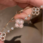 Flower Slider Bracelet — Sakura Clover