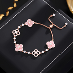 Flower Slider Bracelet — Sakura Clover