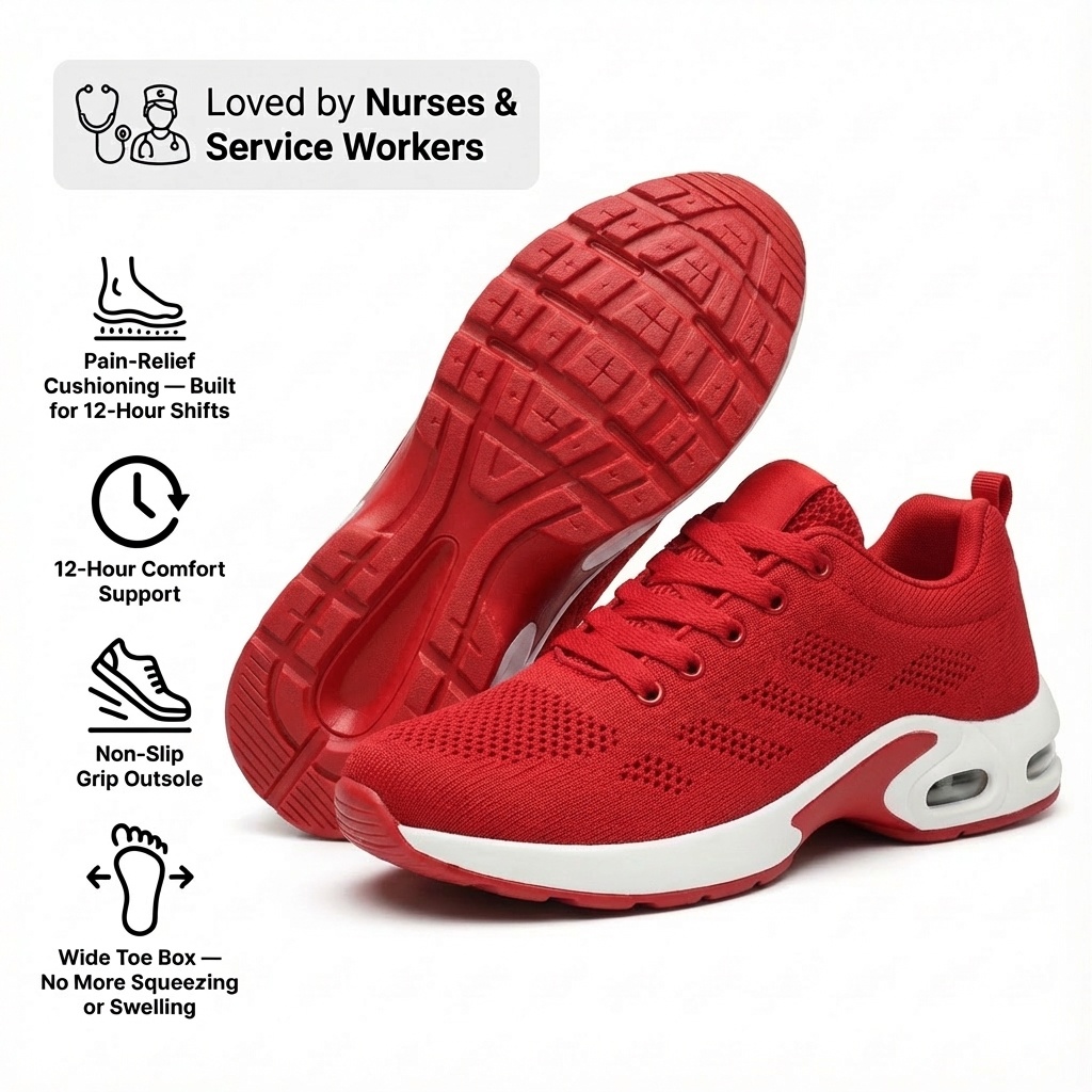 Orthora™ Pro – 12-Hour Shift Shoes for All-Day Foot, Knee & Back Pain Relief (BOGO) 4