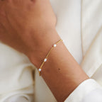 Freshwater Pearl Station Bracelet, 16 cm — Lovina