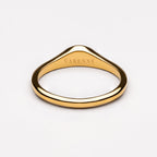 Engraved Sunrise Band Ring, Steel