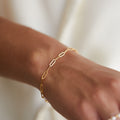 Paperclip Chain Bracelet, 3 mm × 16 cm — Cozumel