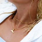 Paperclip Chain Choker, 3 mm × 39 cm — Cozumel