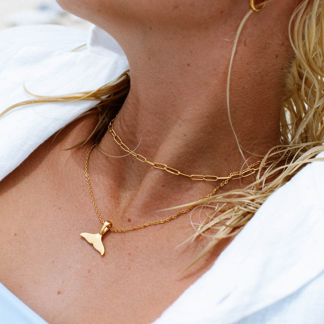 Paperclip Chain Choker, 3 mm × 39 cm — Cozumel