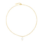 Mother-of-Pearl Quatrefoil Necklace — Positano