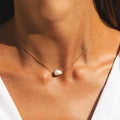 Single Baroque Freshwater Pearl Choker, 35 cm