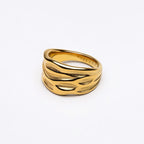 Sculpted Openwork Band Ring — Gaia