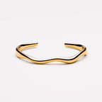 Wave Open Cuff Bracelet, 54 × 60 mm — Cala