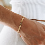 Herringbone Bracelet, 4 mm × 16 cm — Kauai