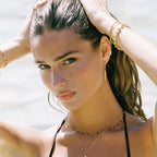 Fish Drop Hook Earrings, 29 mm, Gold PVD Steel