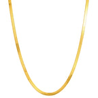 Herringbone Choker, 4 mm, 39–44 cm — Kauai
