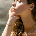White Zircon Teardrop Tennis Bracelet — Sun Spark